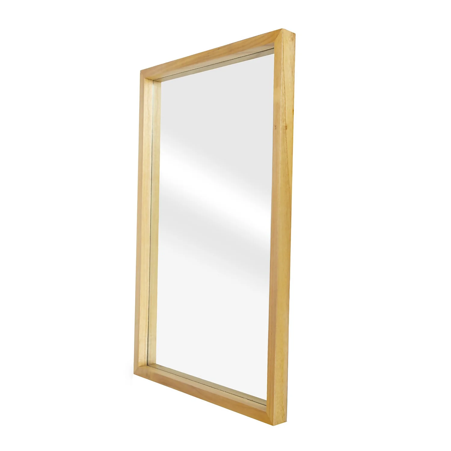 Wooden Frame Mirror - 70x100cm - Image 3