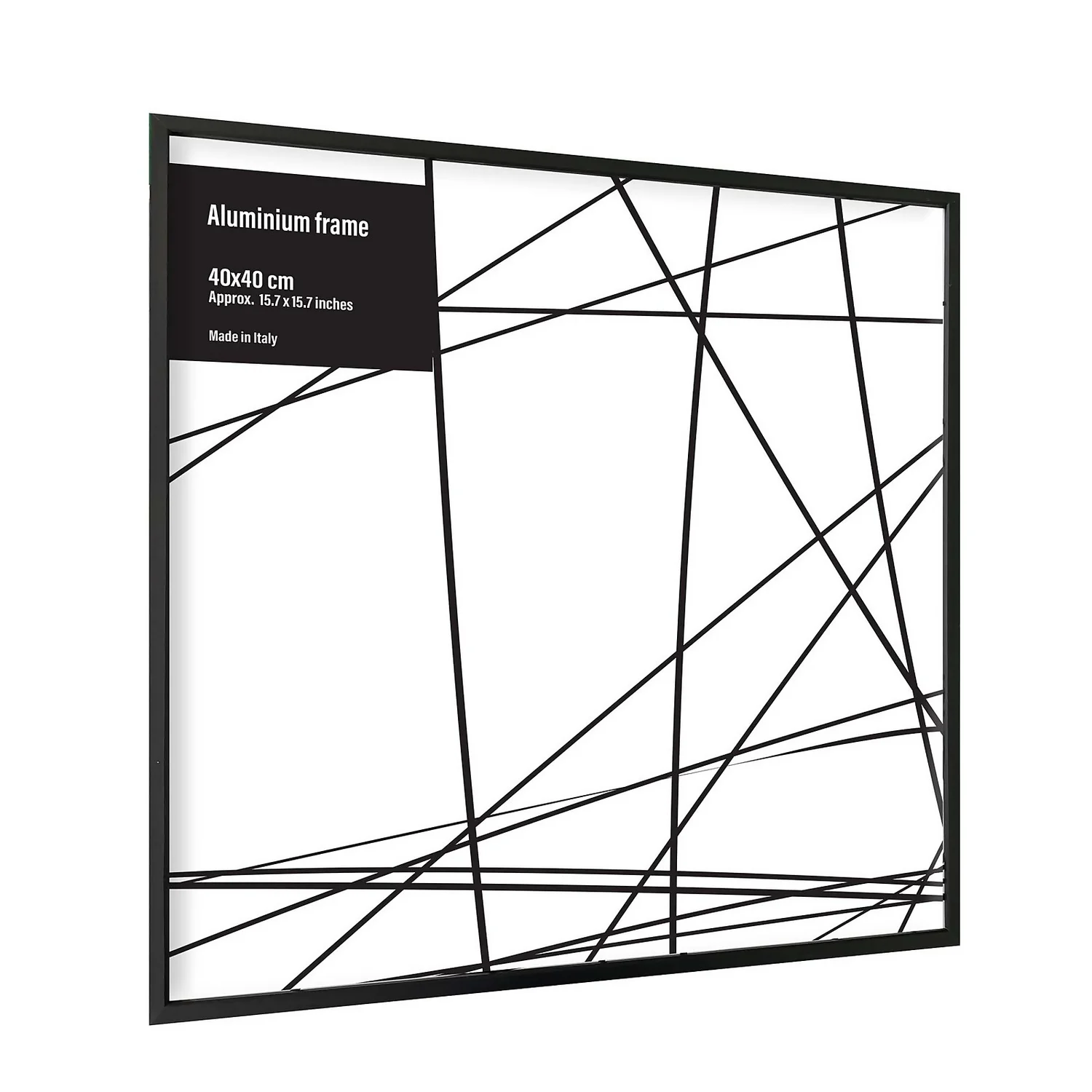 Aluminium Photo Frame - 40x40cm - Black