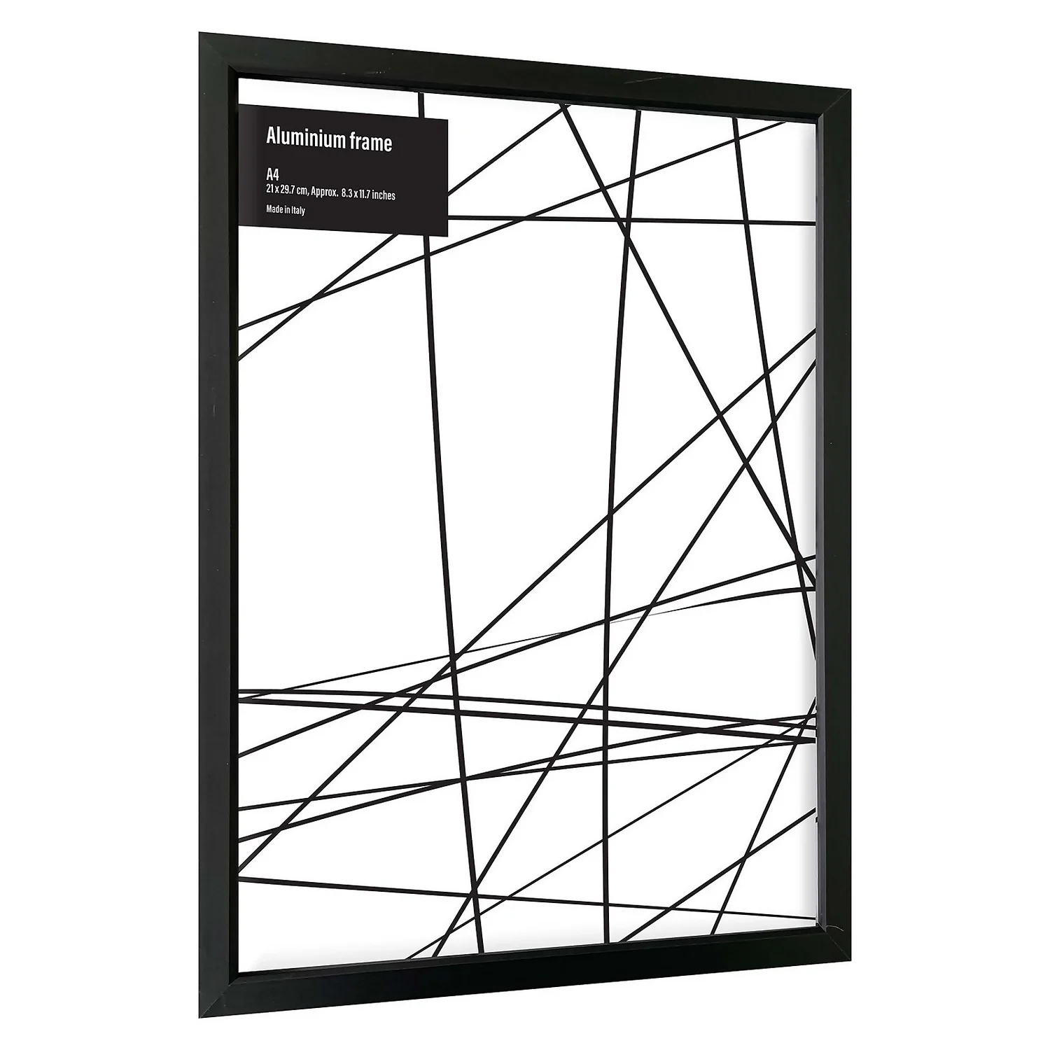 Aluminium Photo Frame - A4 - Black