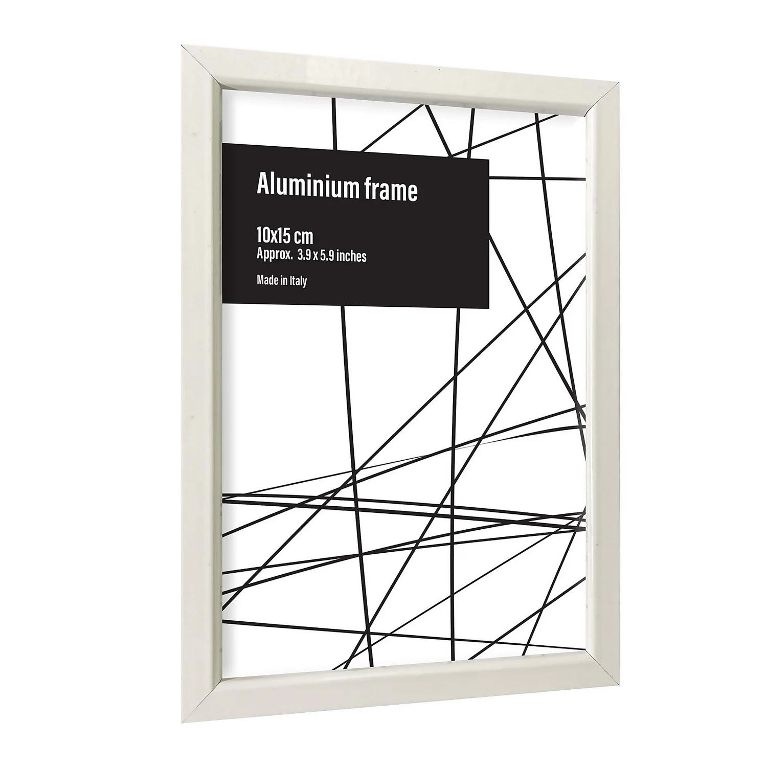 Aluminium Photo Frame - Set Of 2 10x15cm - White