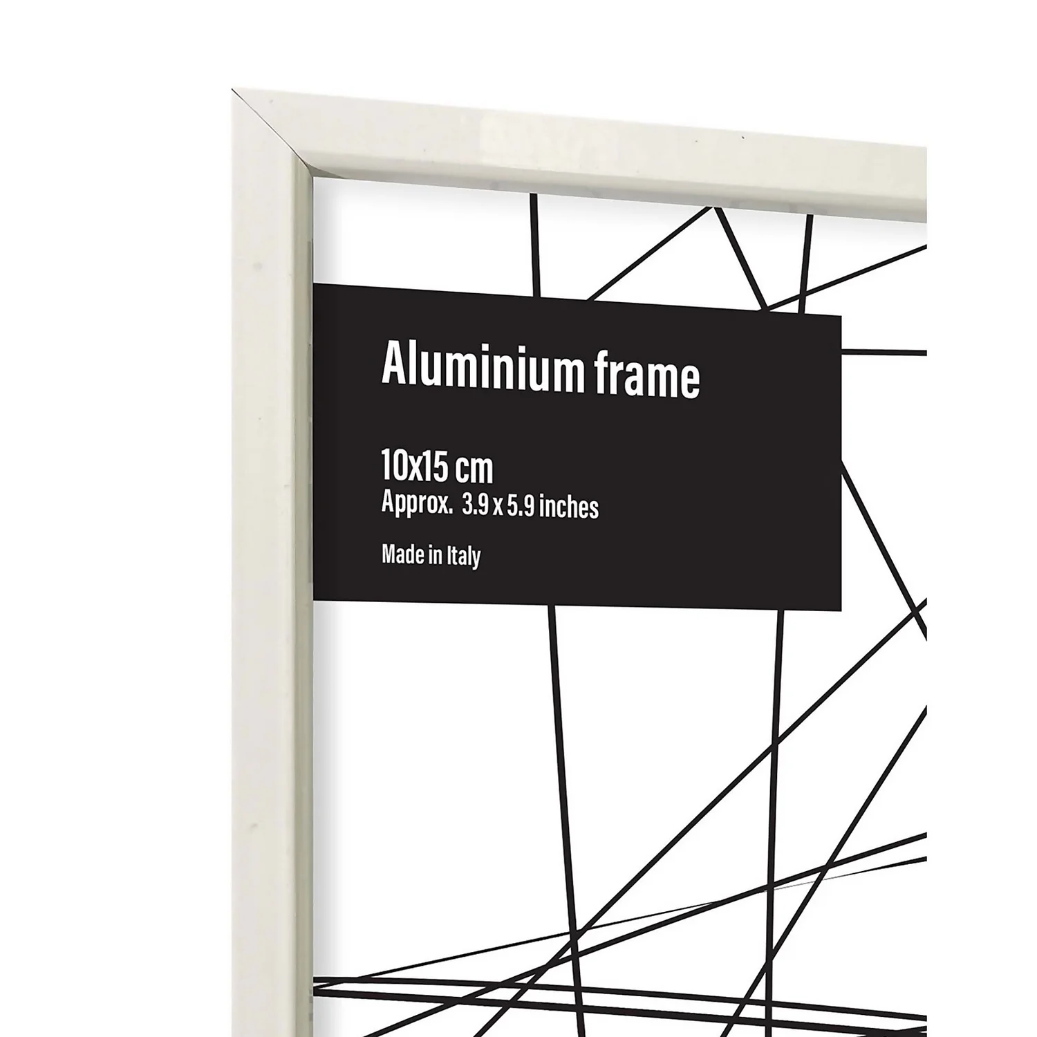 Aluminium Photo Frame - Set Of 2 10x15cm - White - Image 2