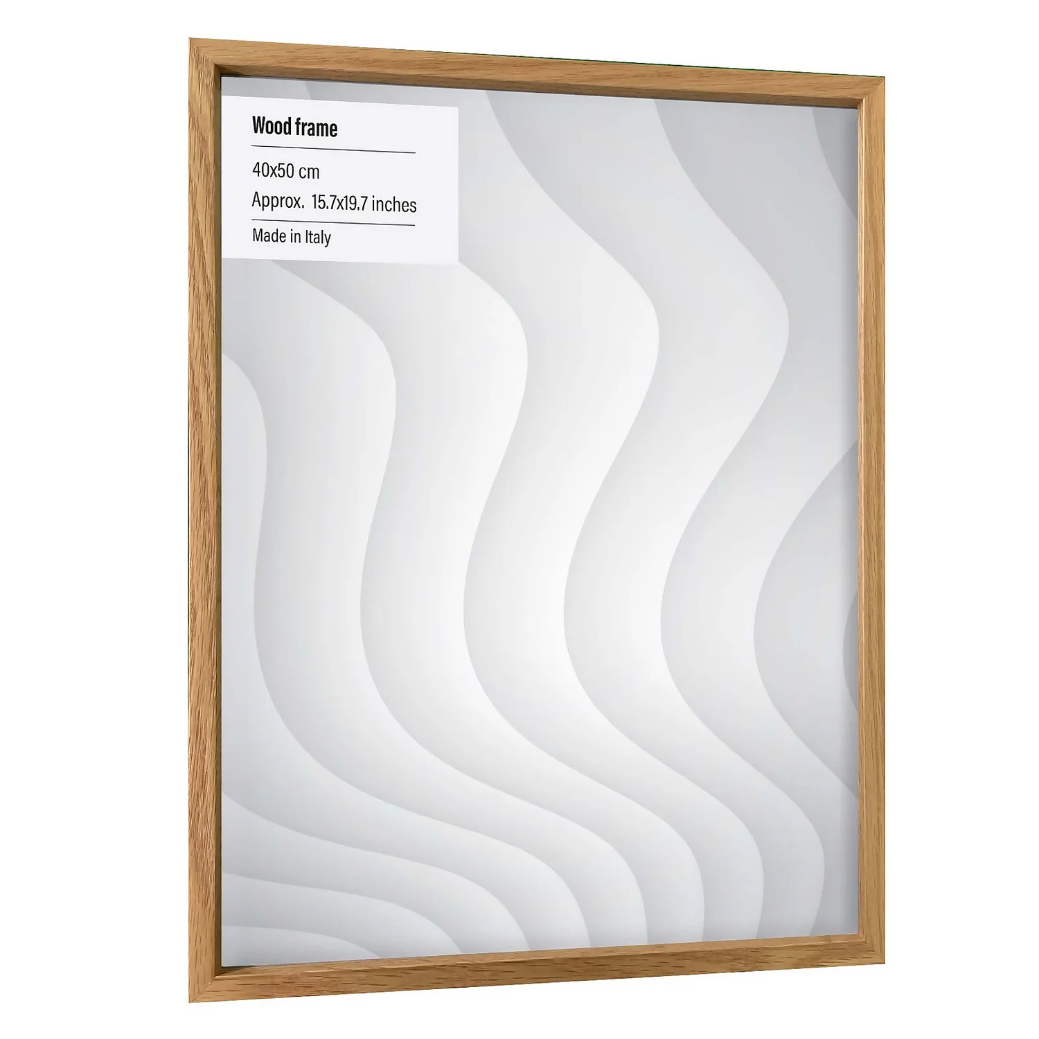 Wood Photo Frame - 40x50cm - Oak