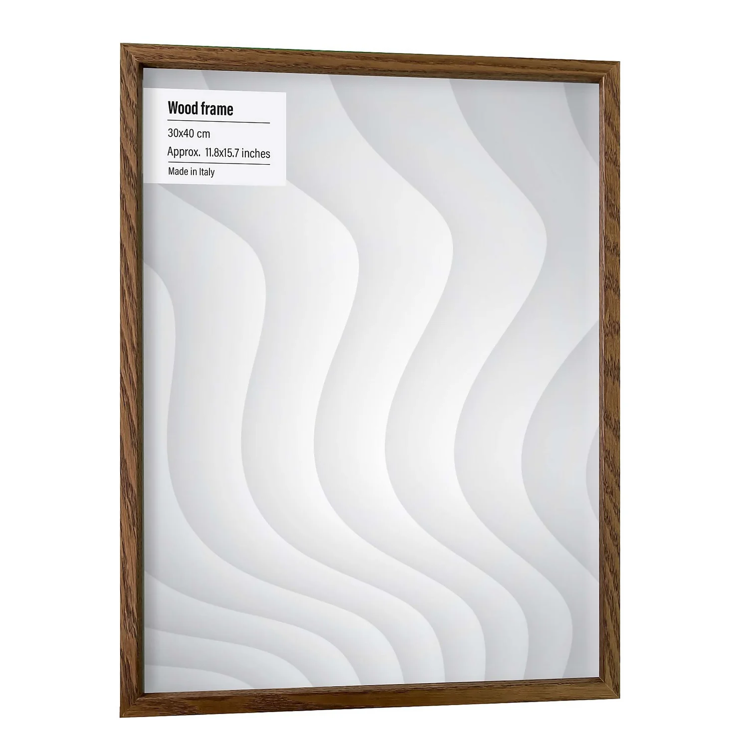 Wood Photo Frame - 30x40cm - Walnut