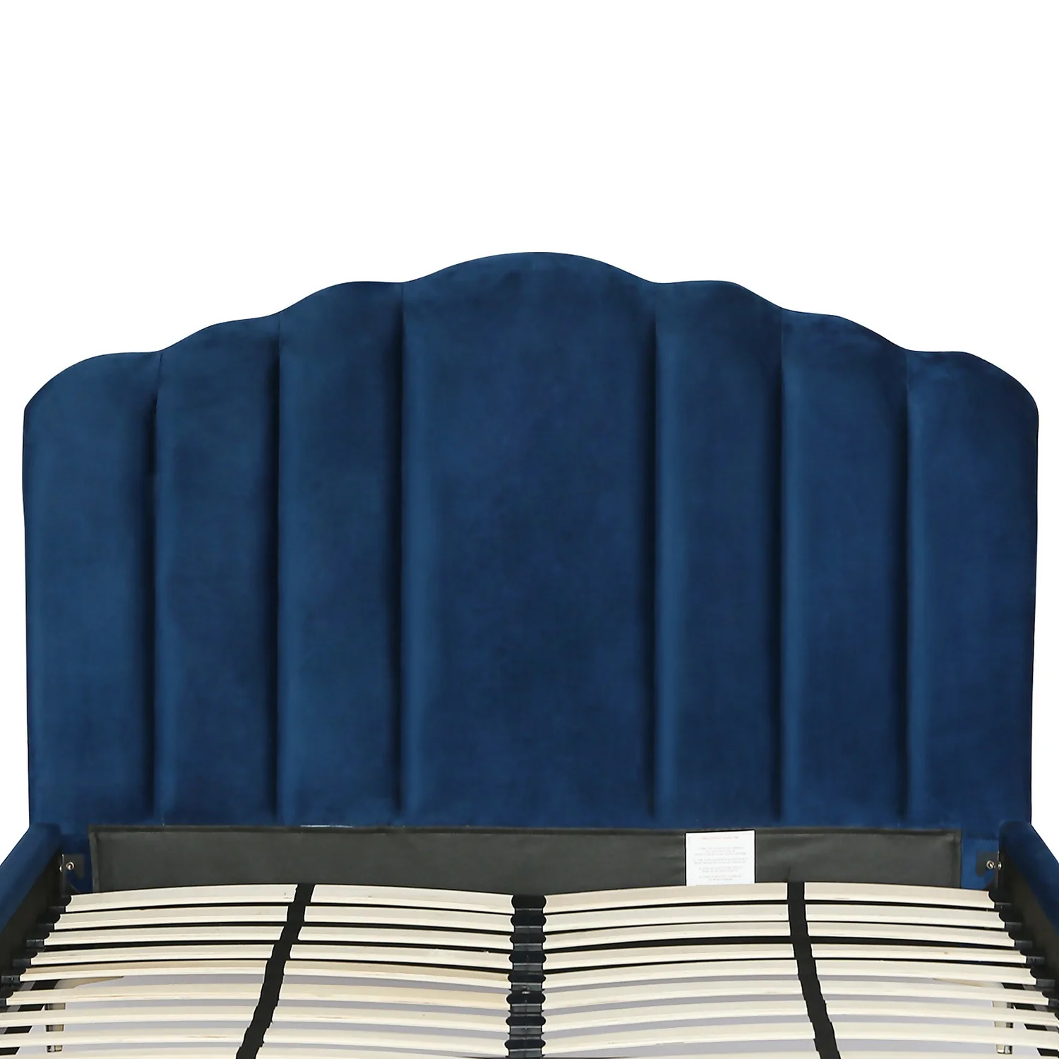 Sophia Scallop Double Bed - Navy - Image 6