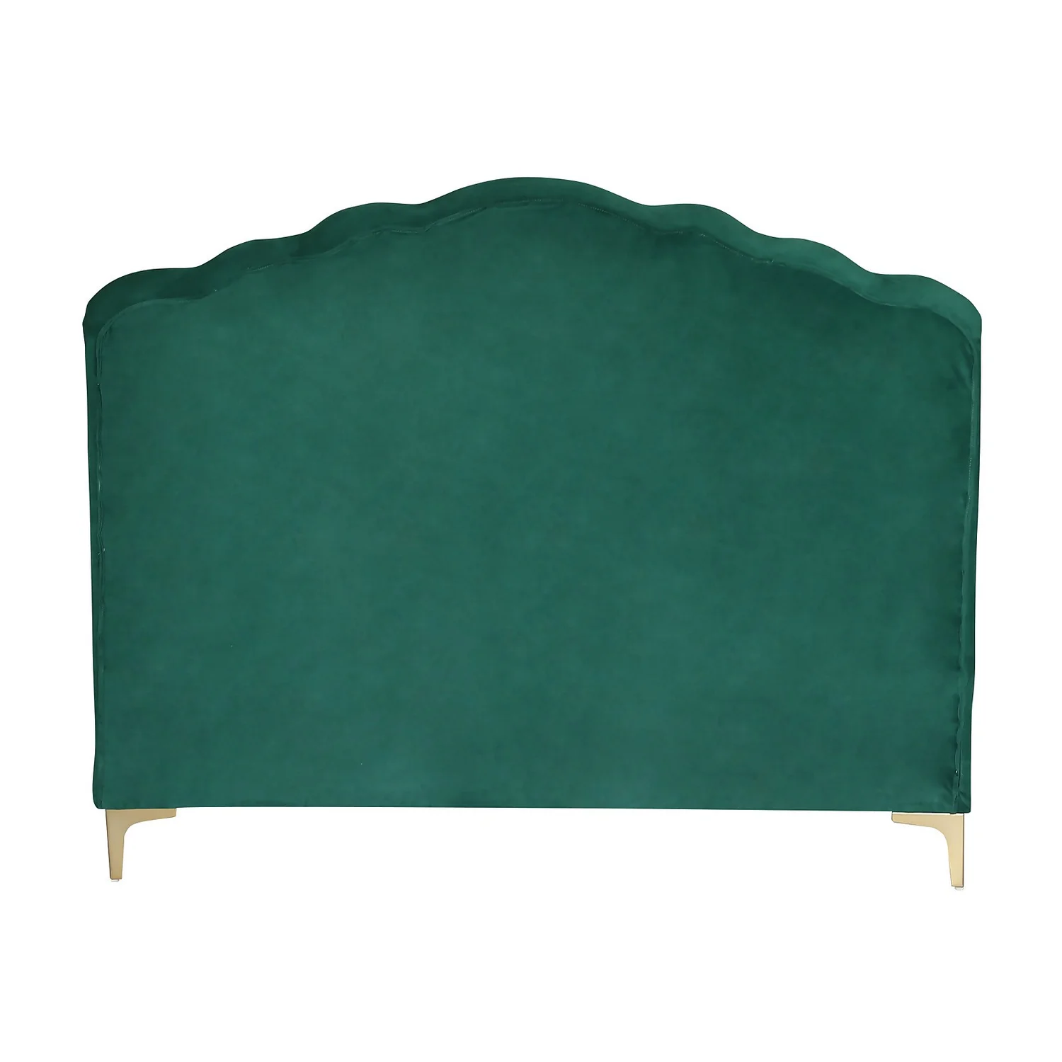 Sophia Scallop Double Bed - Emerald - Image 5