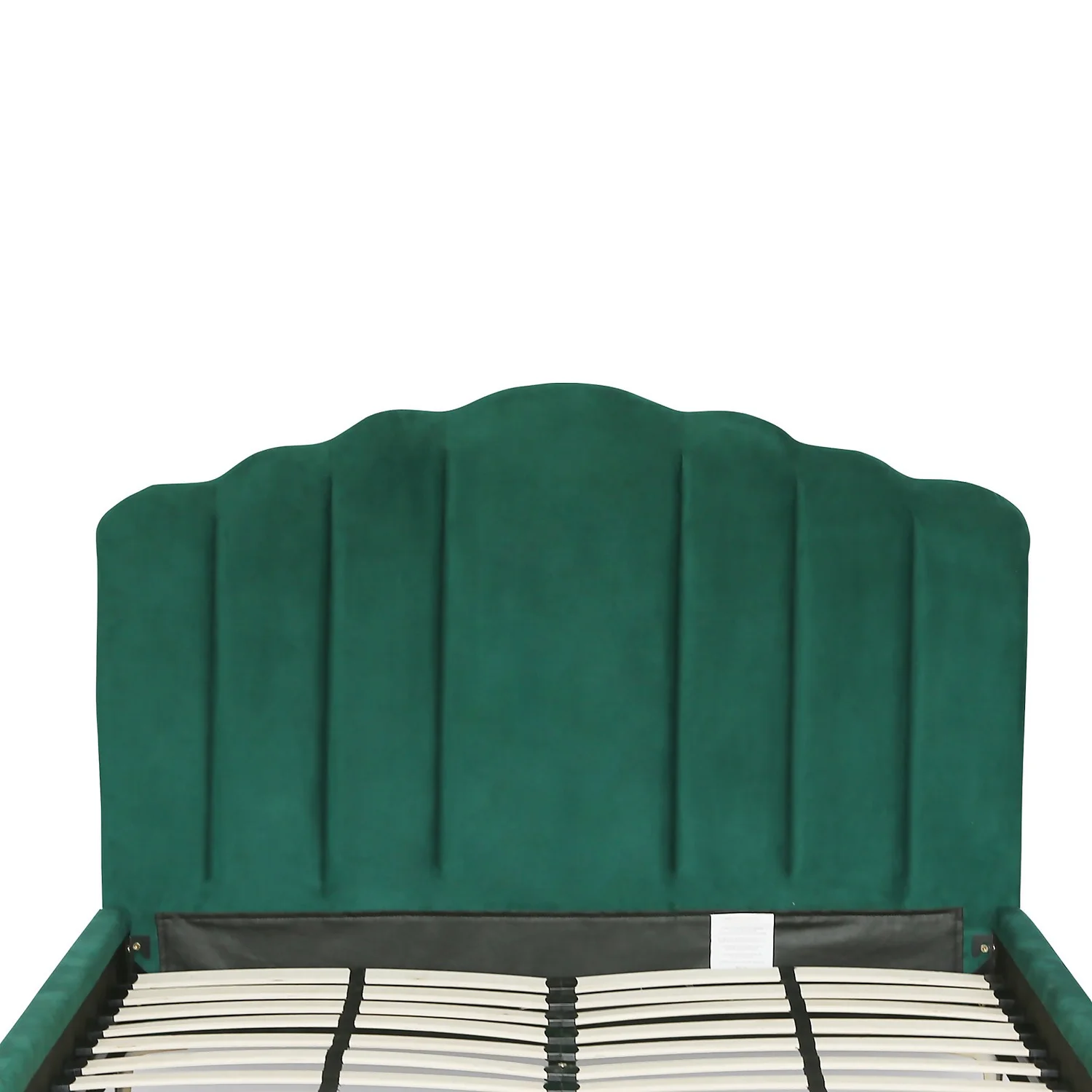Sophia Scallop Double Bed - Emerald - Image 6