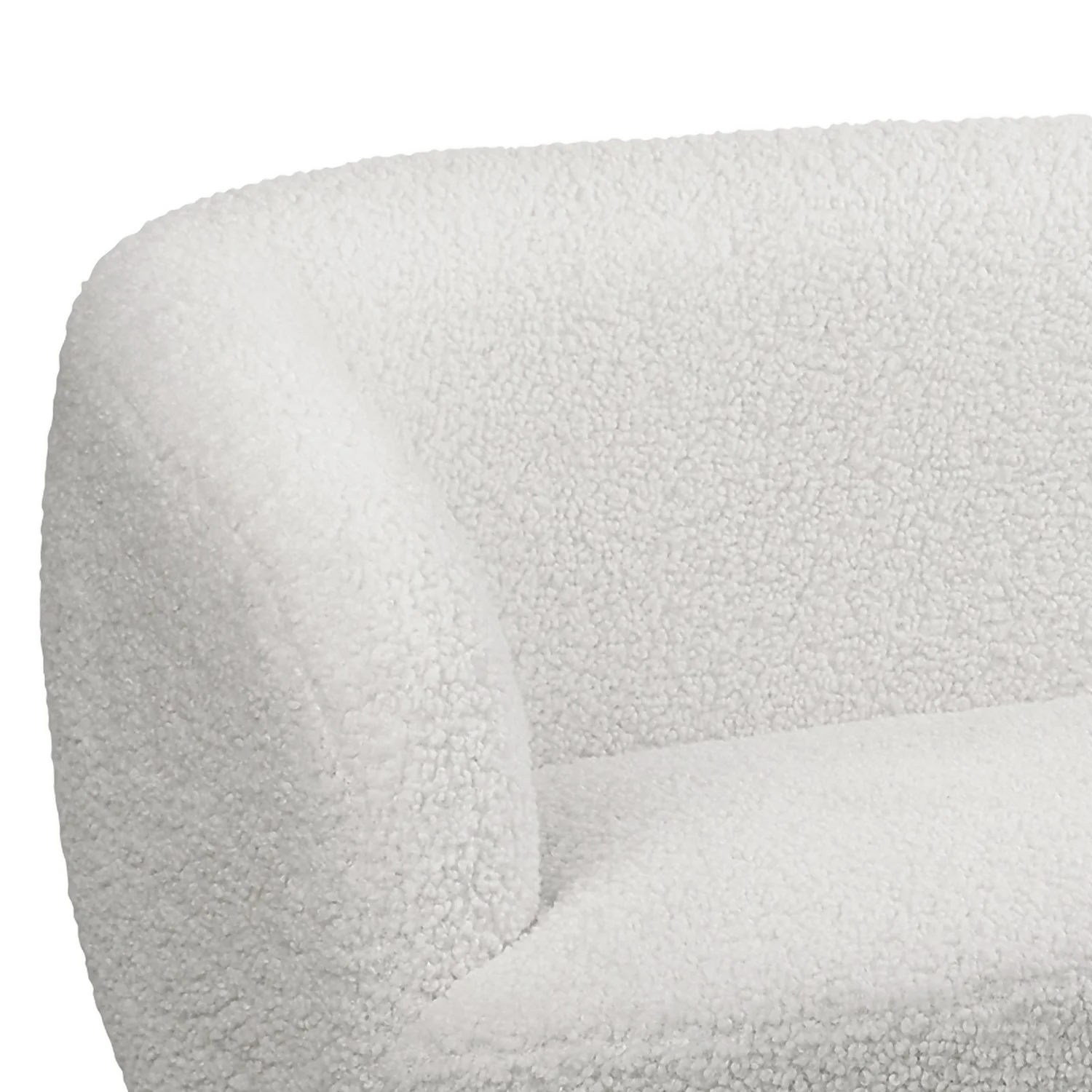 Tori Boucle Tub Sofa - White - Image 5