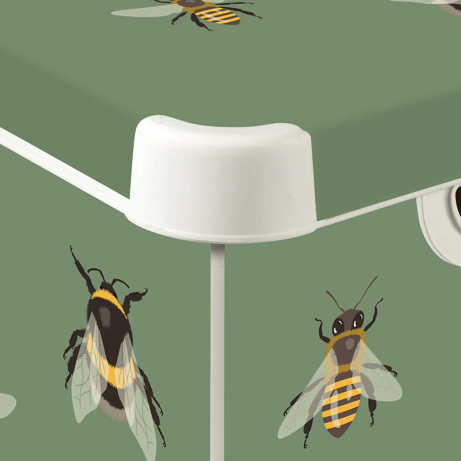 Curver Stockholm Bees Deco Storage Box - Green - 22L - Image 4