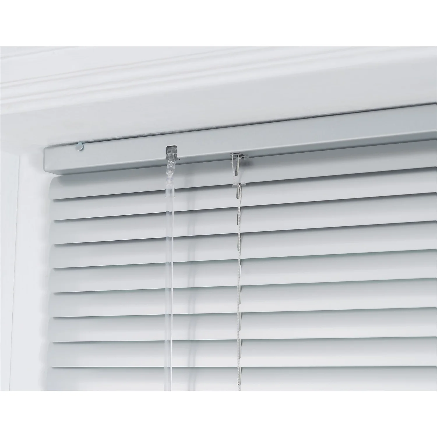 Aluminium Venetian Blind - Silver - 180x160cm - Image 2