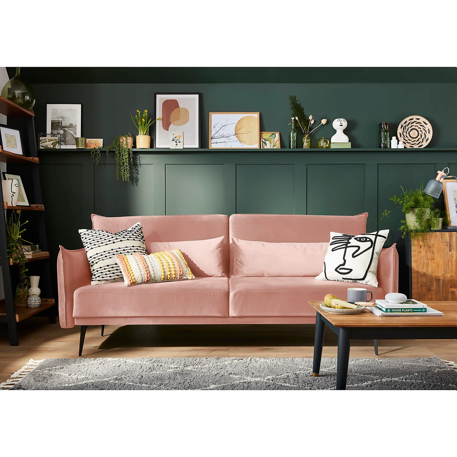 Sutton Sofa Bed - Blush - Image 2