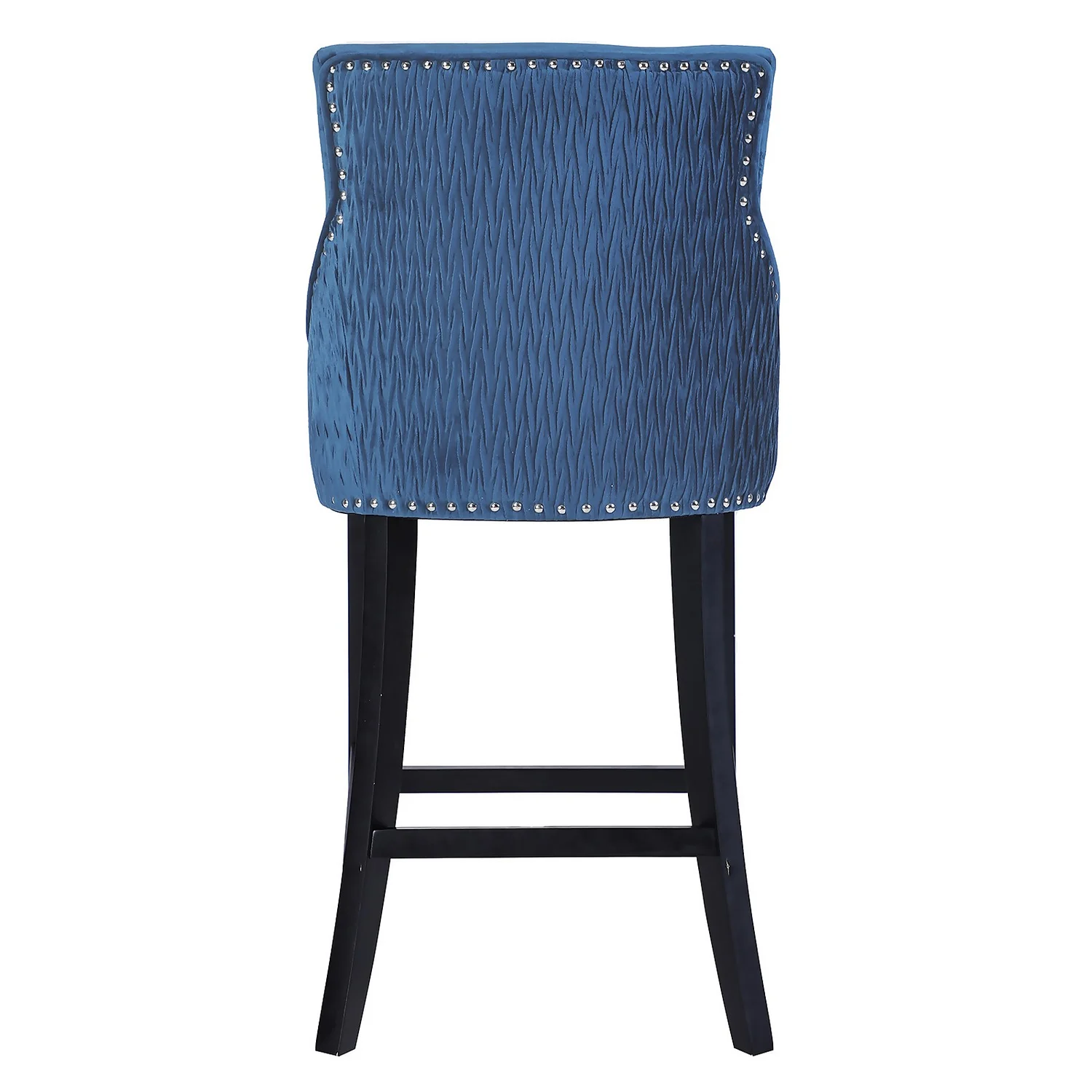 Annabelle Velvet Bar Stool - Navy - Image 5