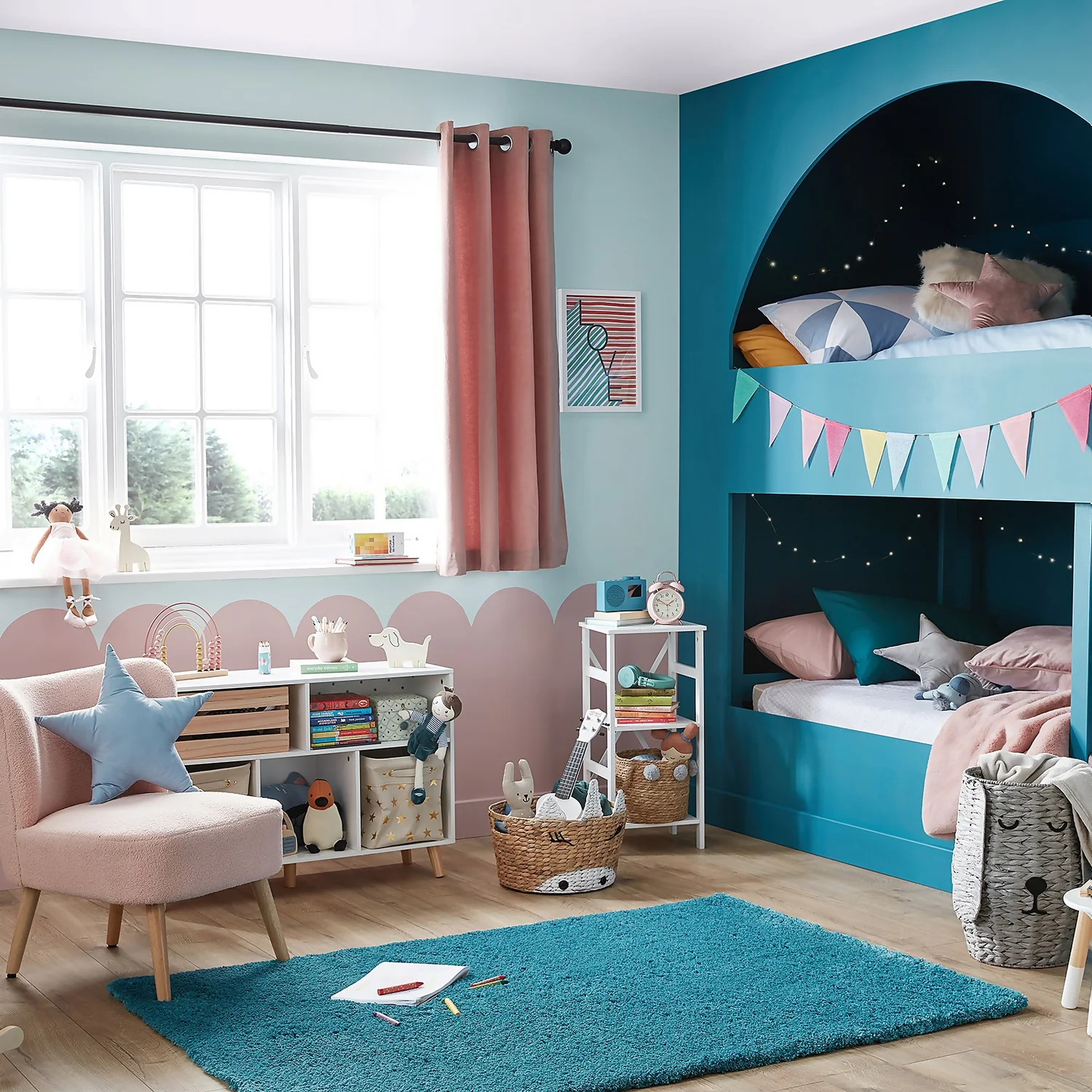 Kids Compact Storage Unit With Legs - White - Image 2