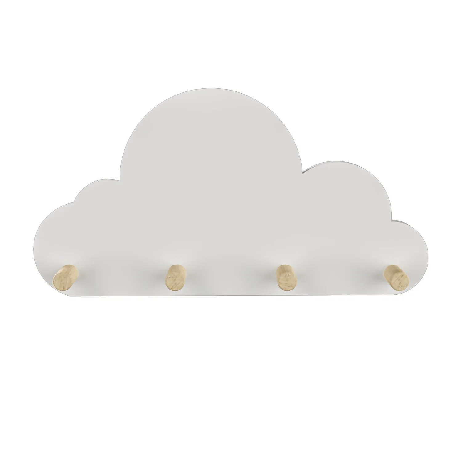 Kids Cloud Shelf With Hooks - Image 4