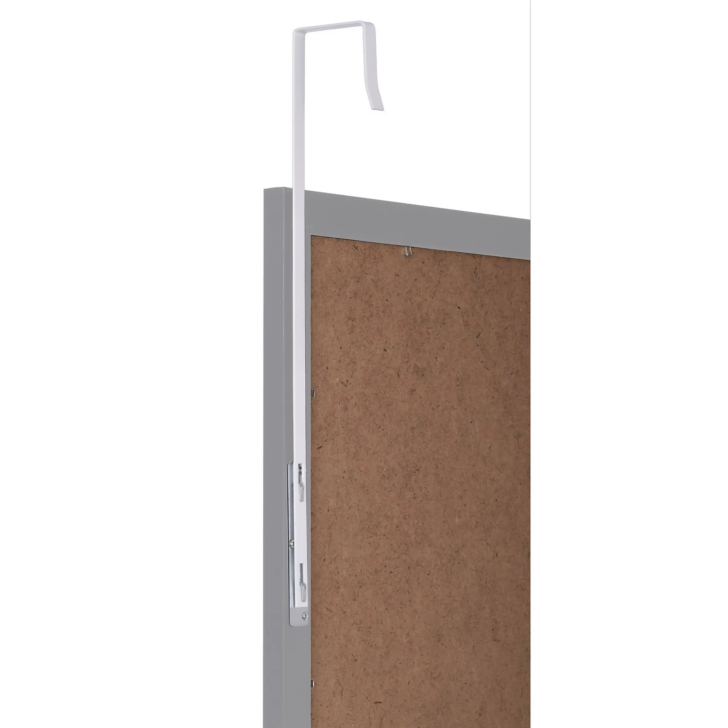 Over Door Hanging Mirror - 120x30cm - Grey - Image 3