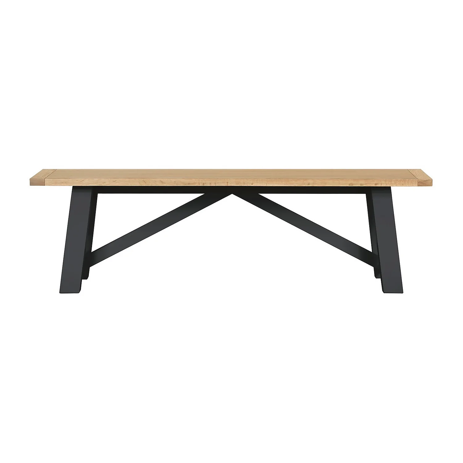 Ashstead Bench - Oak & Charcoal - Image 3