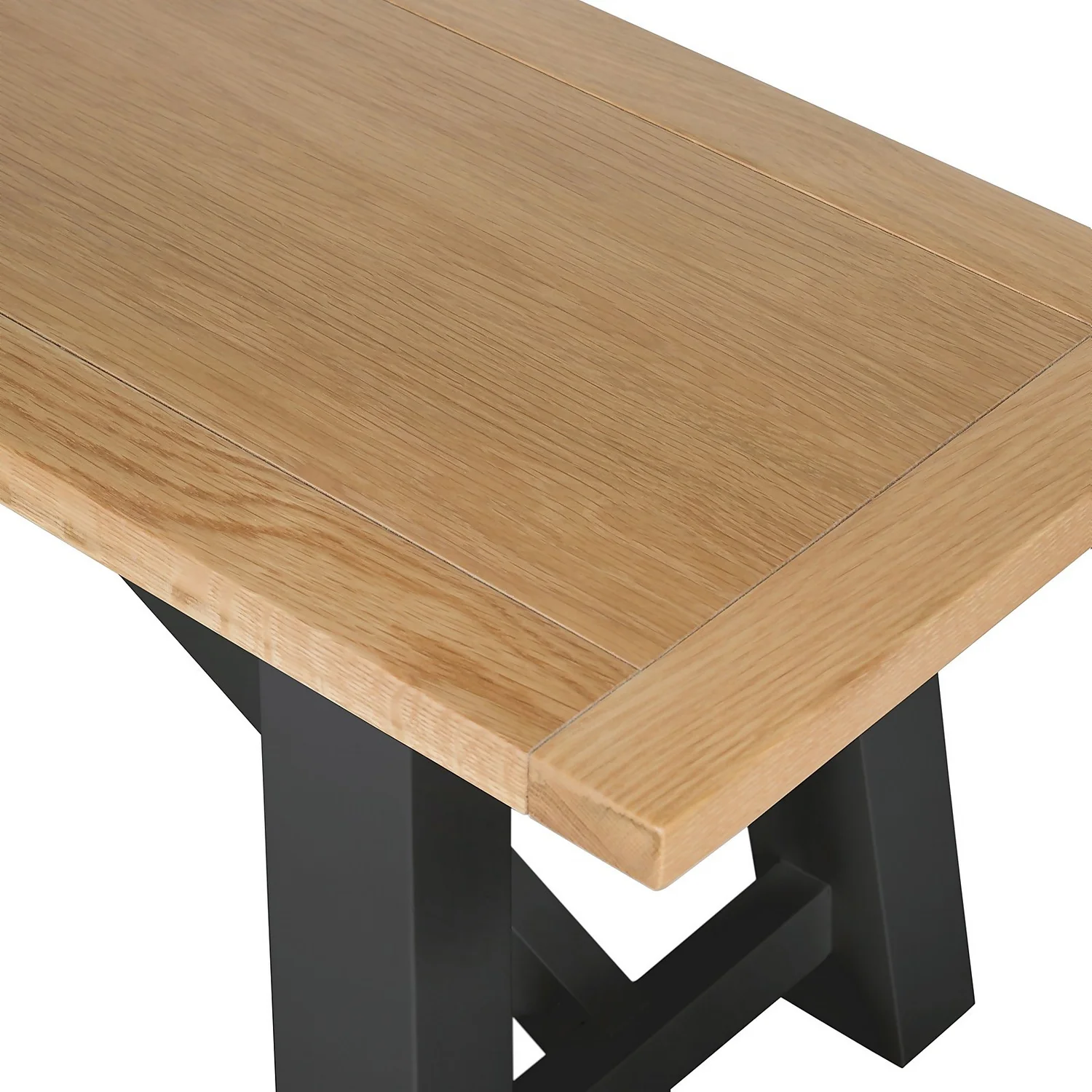 Ashstead Bench - Oak & Charcoal - Image 6