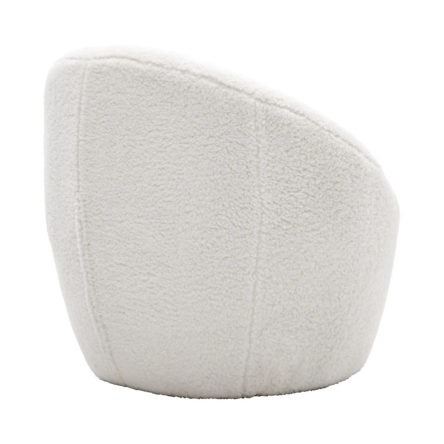 Bernie Boucle Chunky Tub Chair - Cream - Image 3