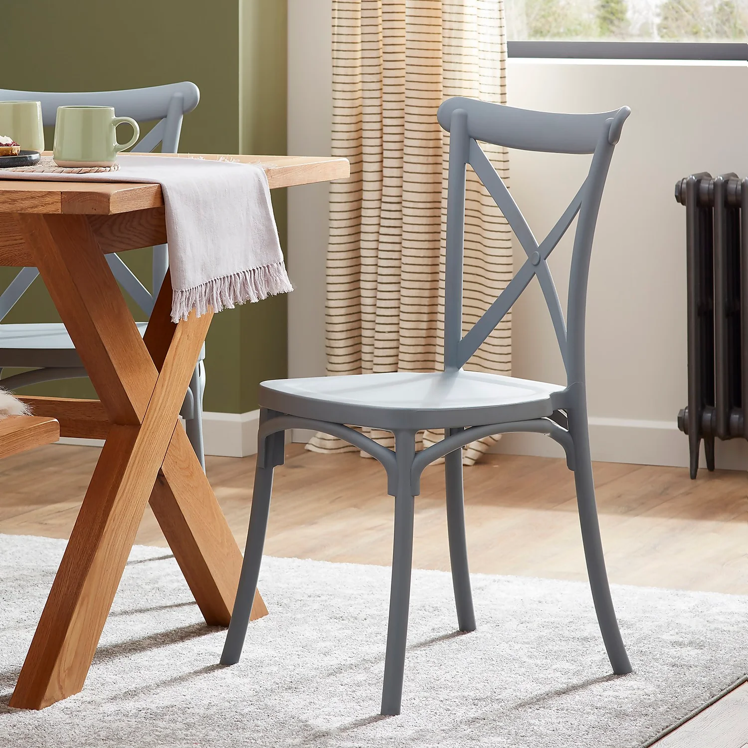 Bruce Bistro Chair - Grey - Image 2