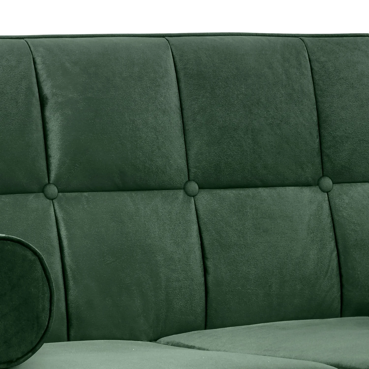 Draper Velvet 2 Seater Sofa In A Box - Green - Image 6