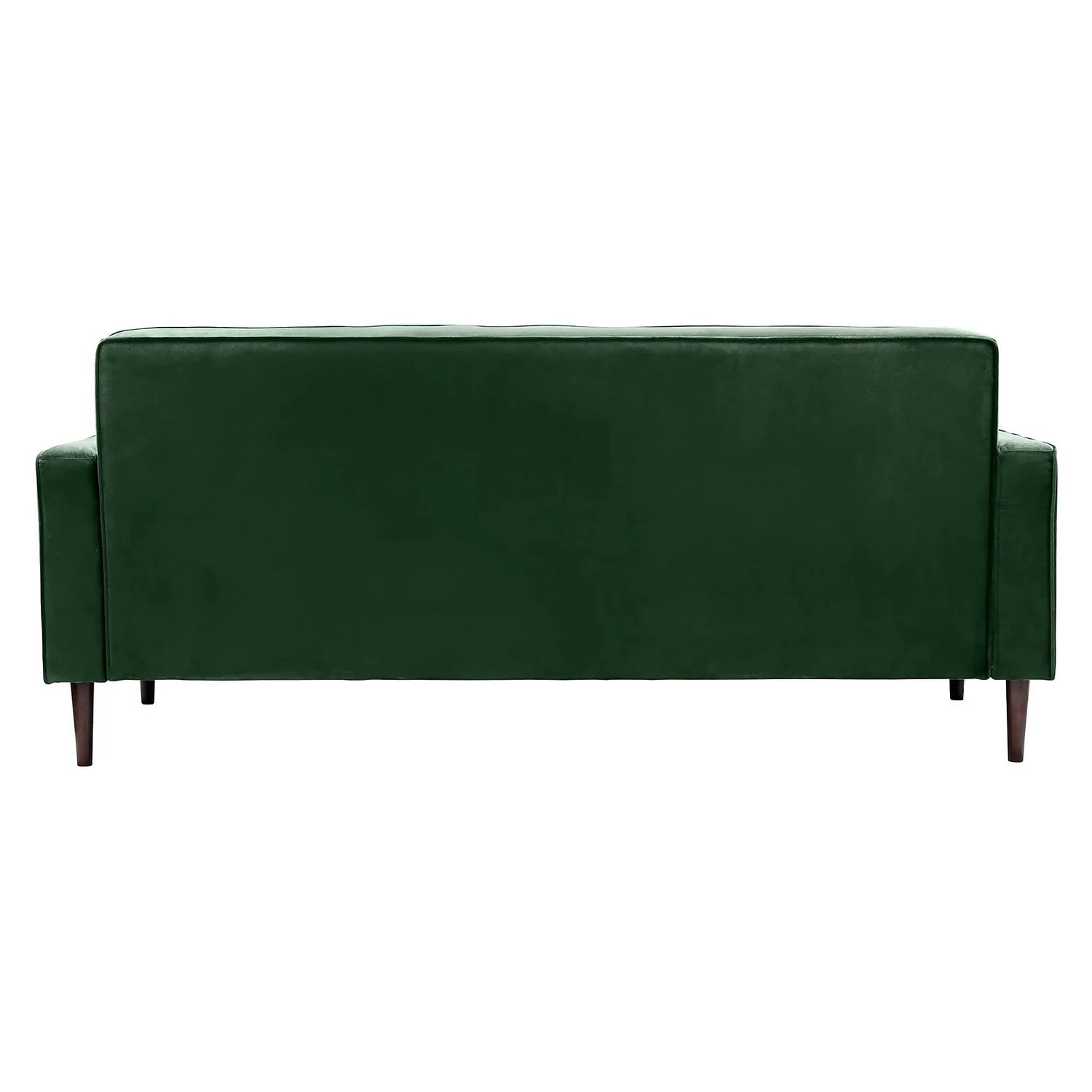 Draper Velvet 3 Seater Sofa In A Box - Green - Image 3
