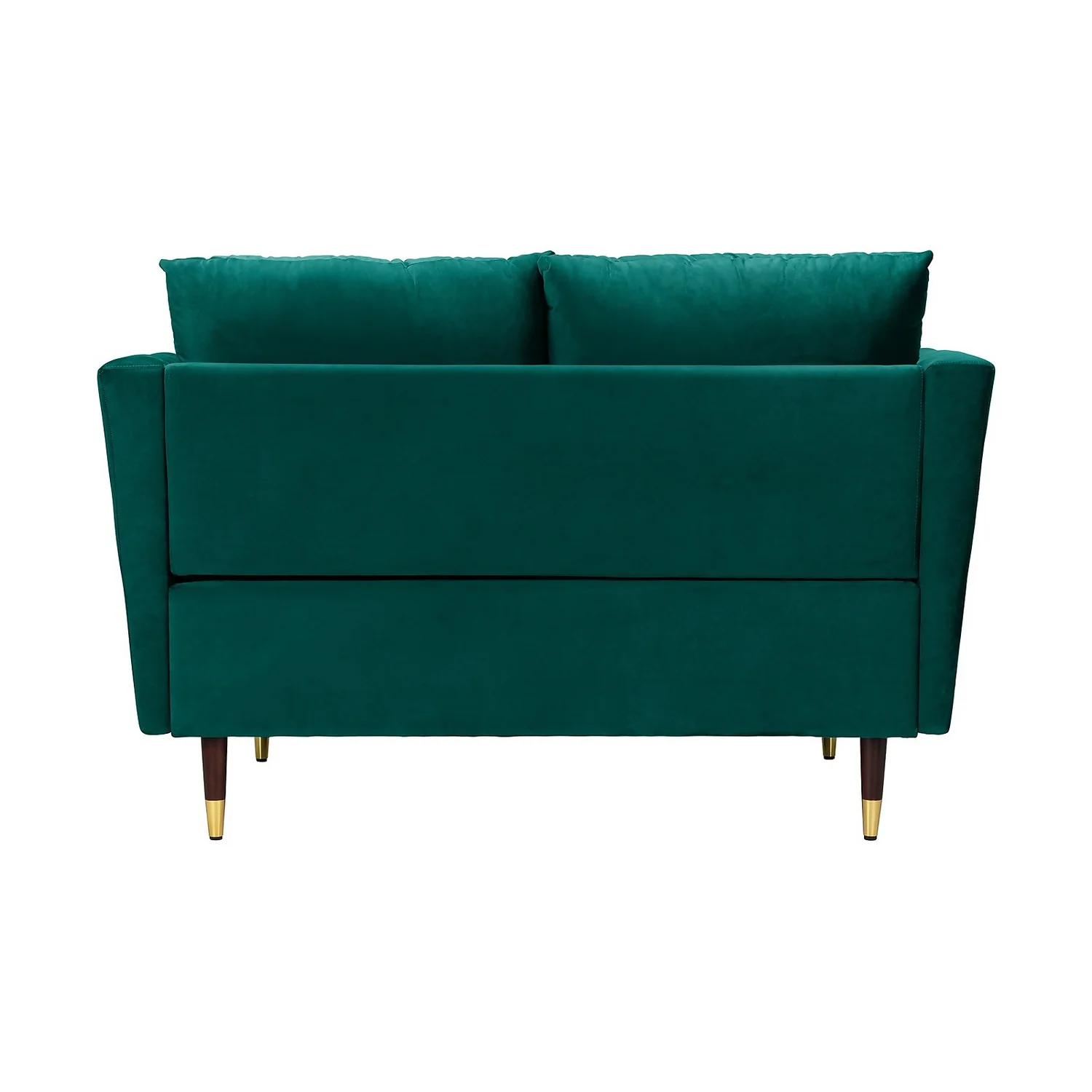 Cosmo Velvet 2 Seater Sofa In A Box - Emerald - Image 4