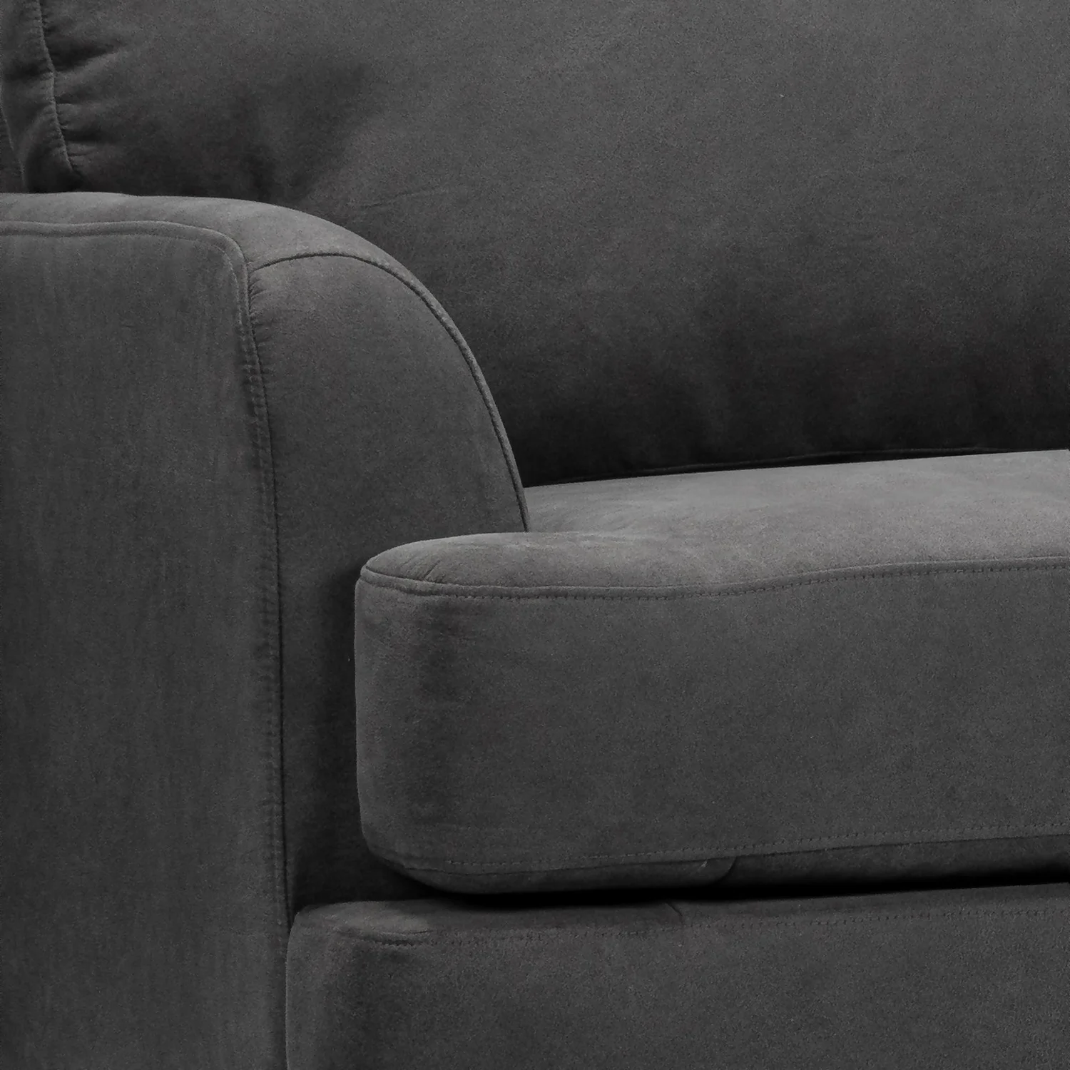 Brook 3 Seater Sofa In A Box - Charcoal - Image 5
