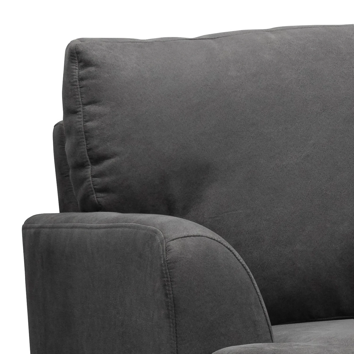 Brook 3 Seater Sofa In A Box - Charcoal - Image 4