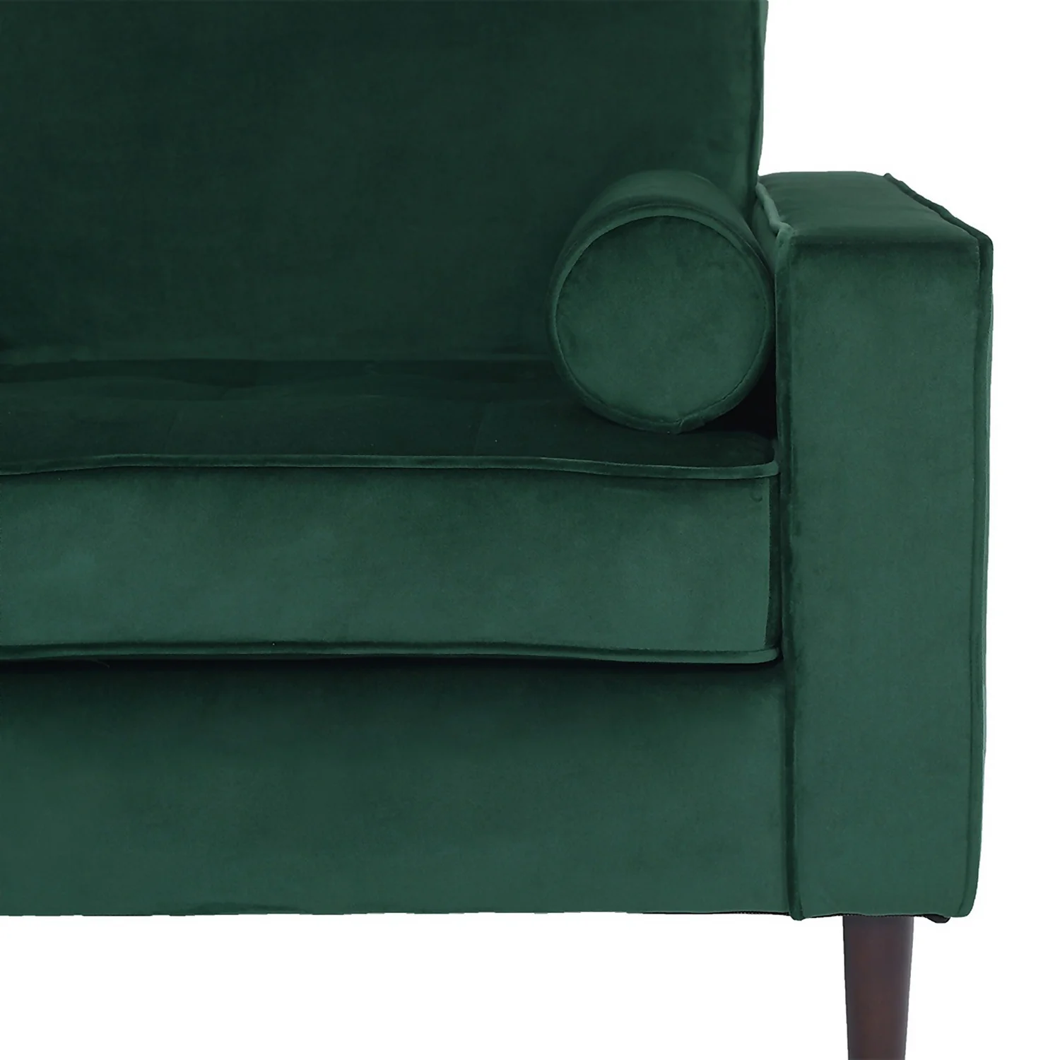 Merlin Velvet Armchair - Emerald - Image 7