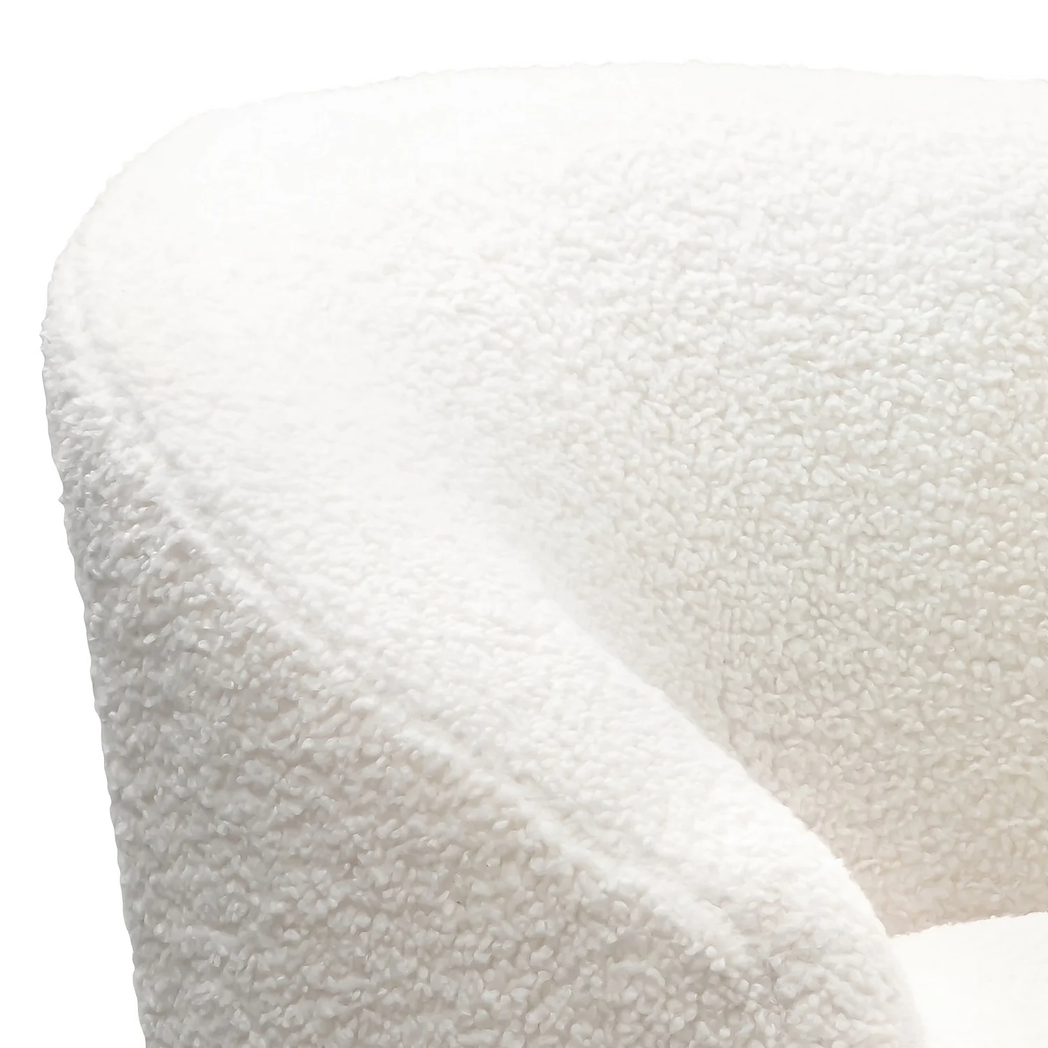 Lucie Asymmetric 2 Seater Sofa - Boucle - Image 5