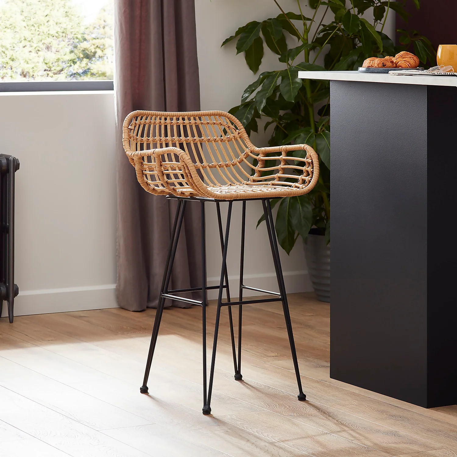 Ronnie Rattan Bar Stool - Set Of 2 - Image 2