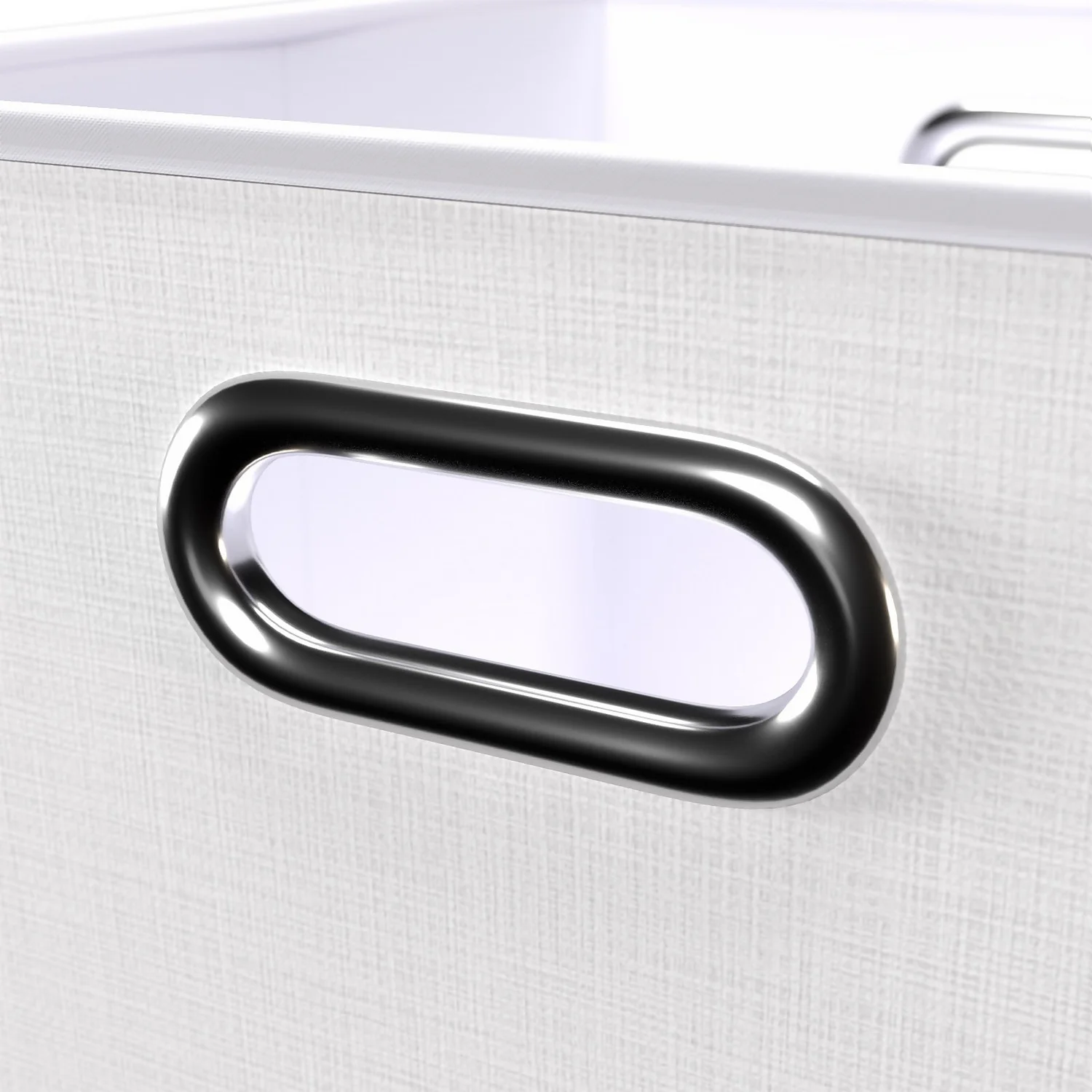 Clever Cube Fabric Insert - Set Of 2 - Linen White - Image 3