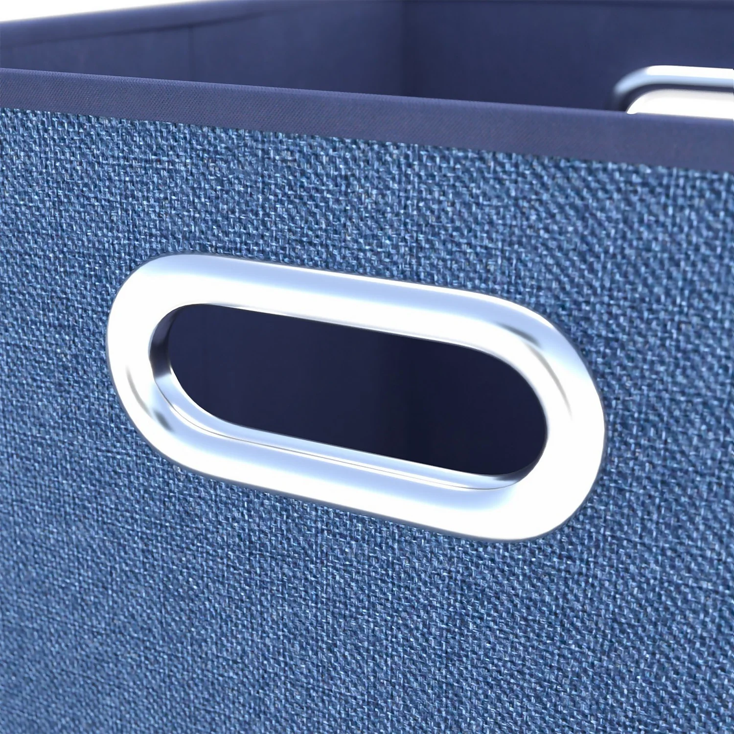 Clever Cube Fabric Insert - Set Of 2 - Steel Blue - Image 3