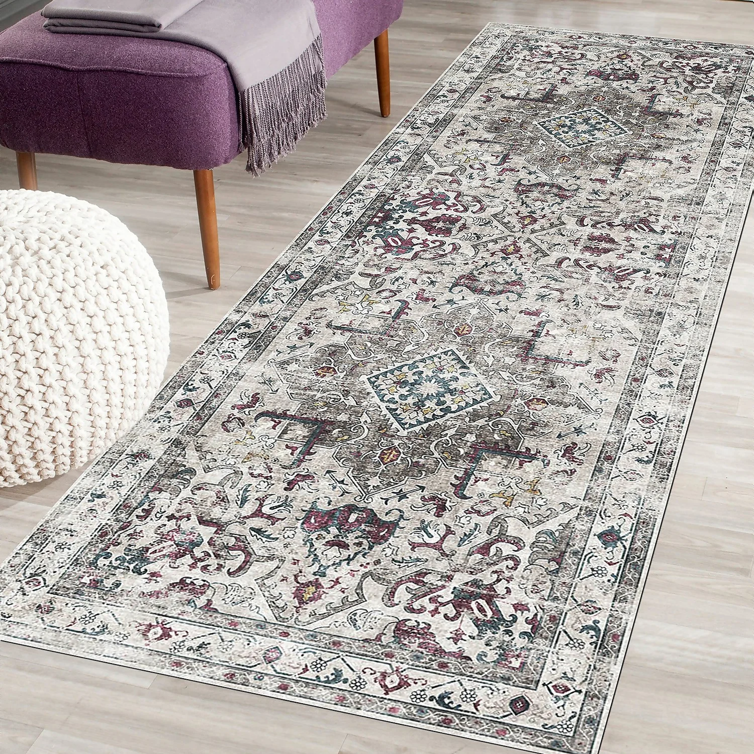 Bahala Washable Runner - Multicoloured - 60x180cm - Image 2