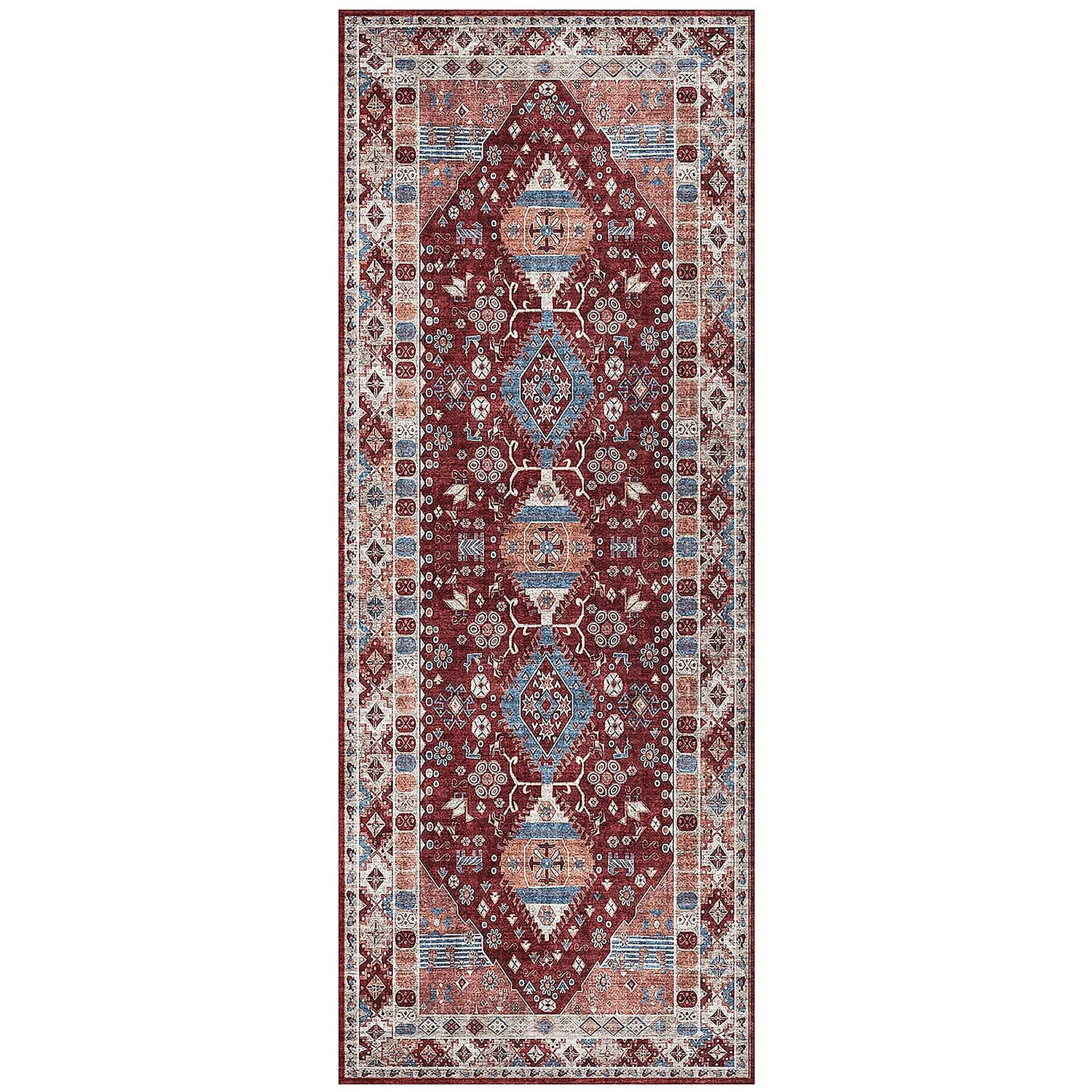 Madar Washable Runner - Red - 60x180cm