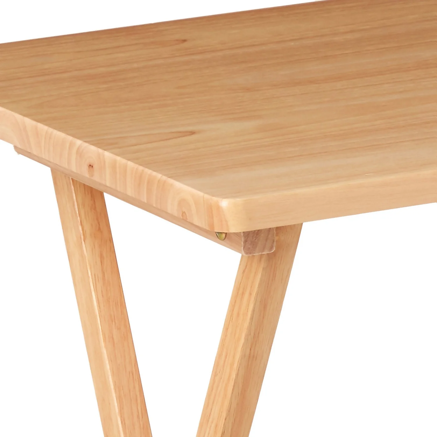 Wooden Folding Table - Natural - Image 5