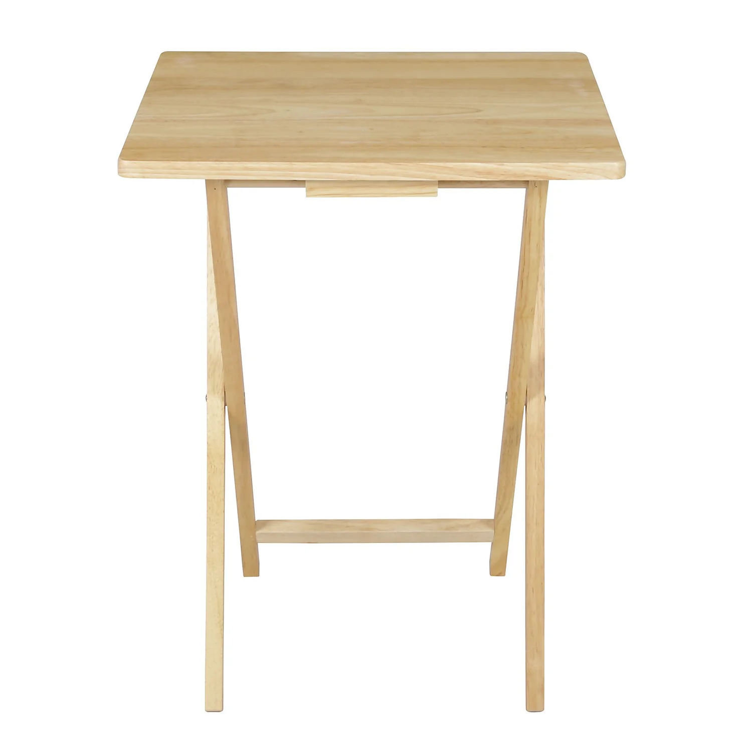 Wooden Folding Table - Natural - Image 4