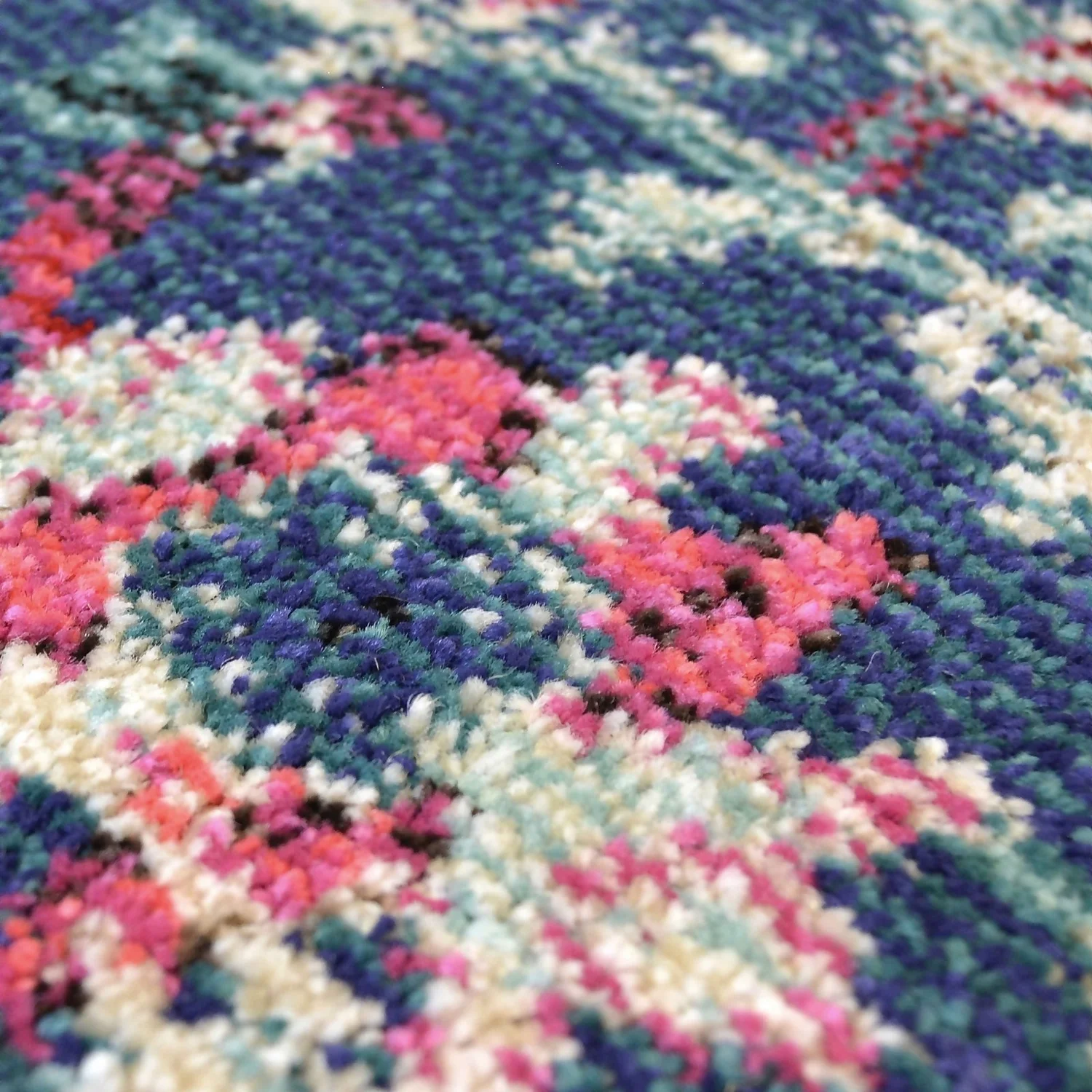 Villa Distressed Rug - Multicoloured - 120x170cm - Image 4