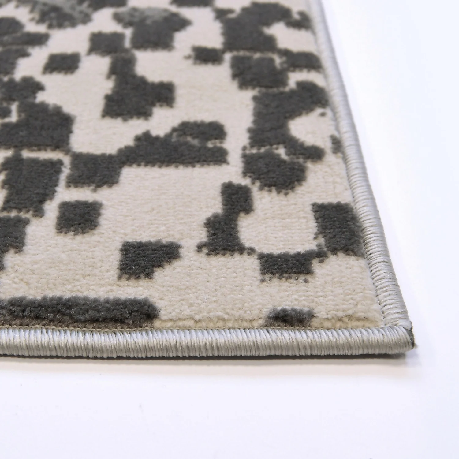 Abstract Pixels Rug - Grey - 160x230cm - Image 3