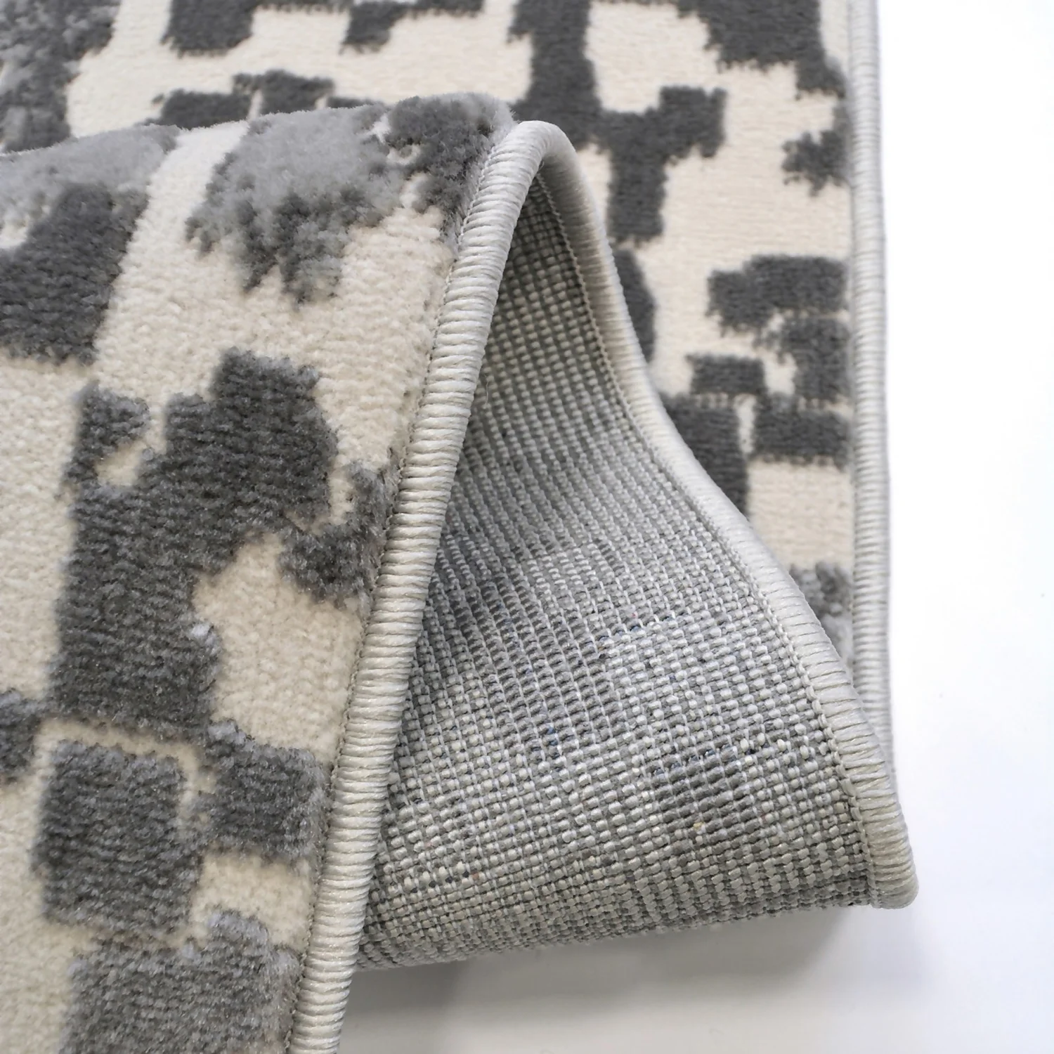 Abstract Pixels Rug - Grey - 160x230cm - Image 4