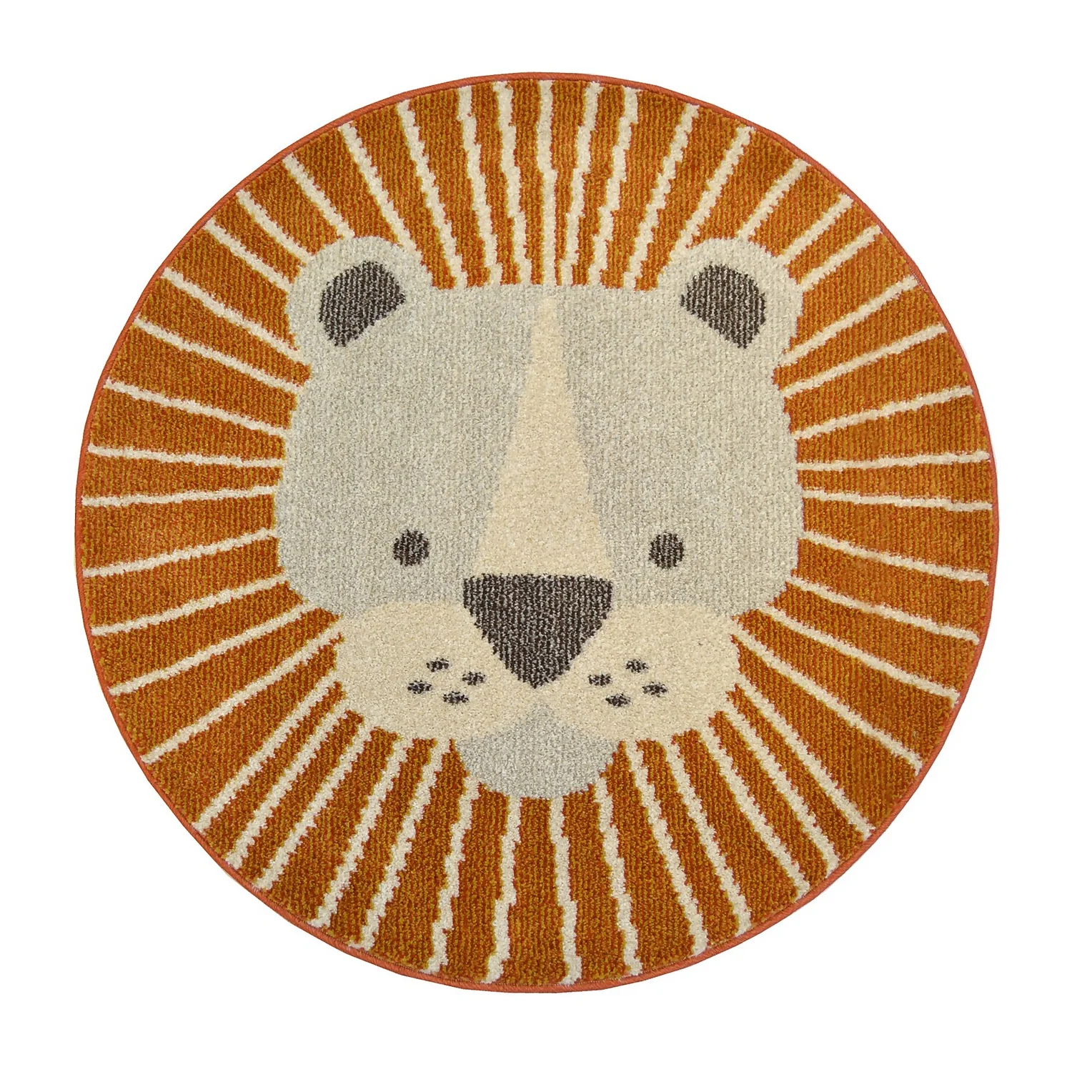 Lion Rug - Grey - 120cm