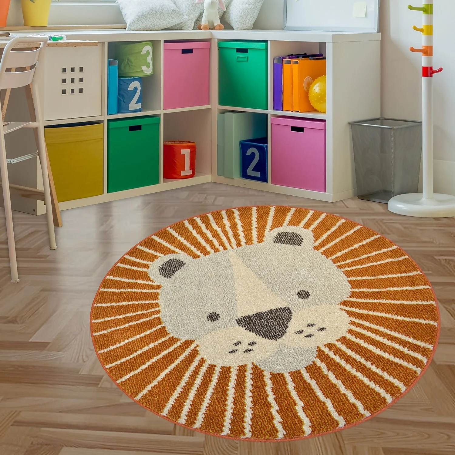 Lion Rug - Grey - 120cm - Image 2