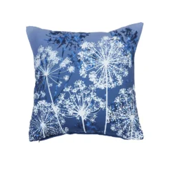 Dandelions Garden Cushion - Blue
