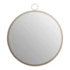 Round Metal Wall Mirror - Gold - 60cm