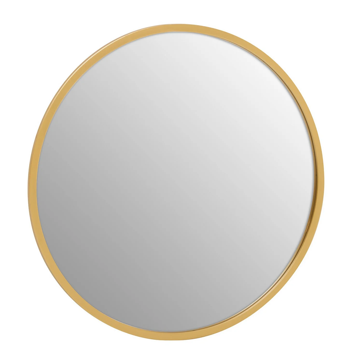 Saska Round Wall Mirror - Gold - 80cm - Image 2