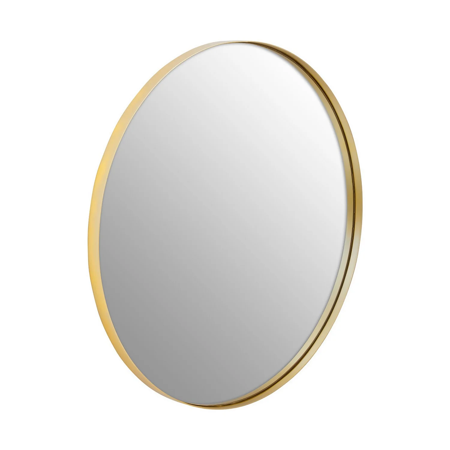 Cindy Large Round Wall Mirror - Gold - 70cm - Image 2