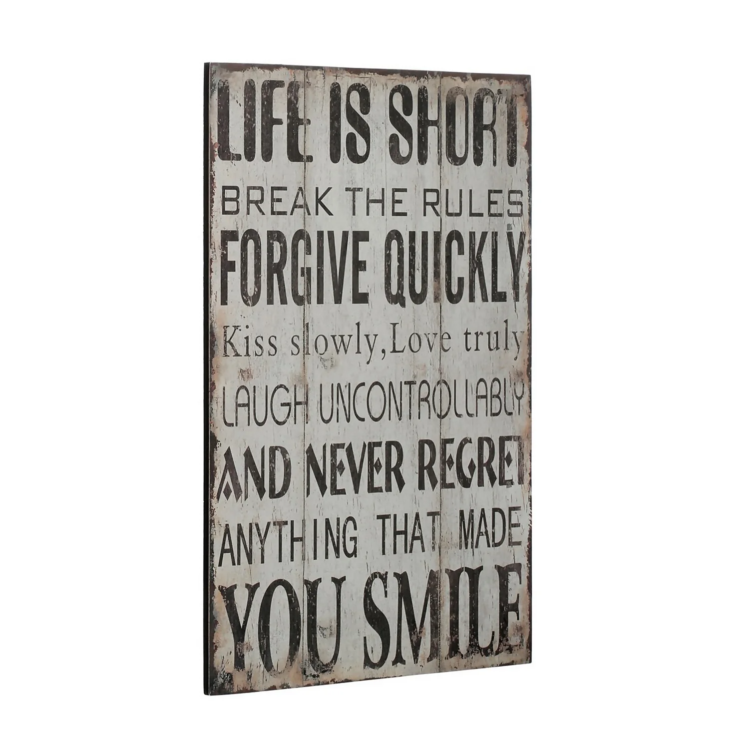 Life Is Short Wall Plaque - 25x38cm - Image 2